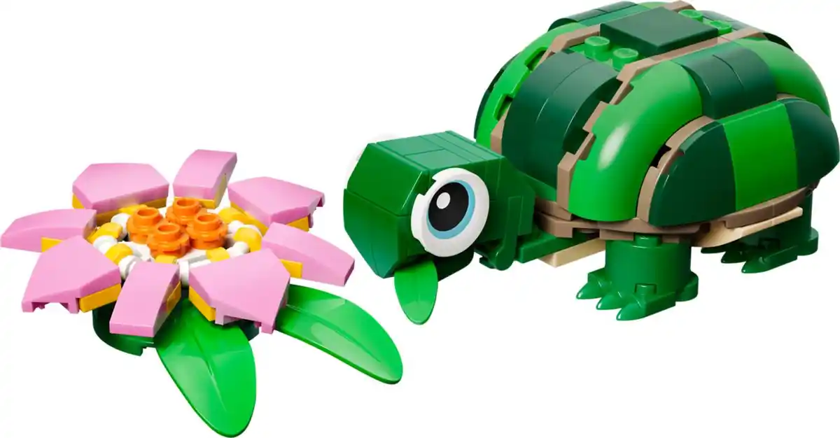 Bild 2 von LEGO CREATOR »Schildkröte mit Seerose« 3-in-1-Set 31377, 124-teilig