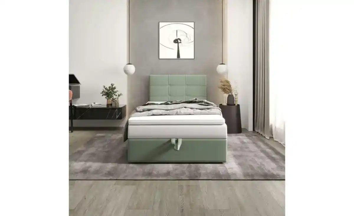 Bild 3 von Boxbett mit Stauraum, Matratze H3 und Topper Duo 2