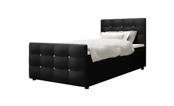 Bild 2 von Boxbett mit Stauraum, Matratze H3 und Topper Kleo