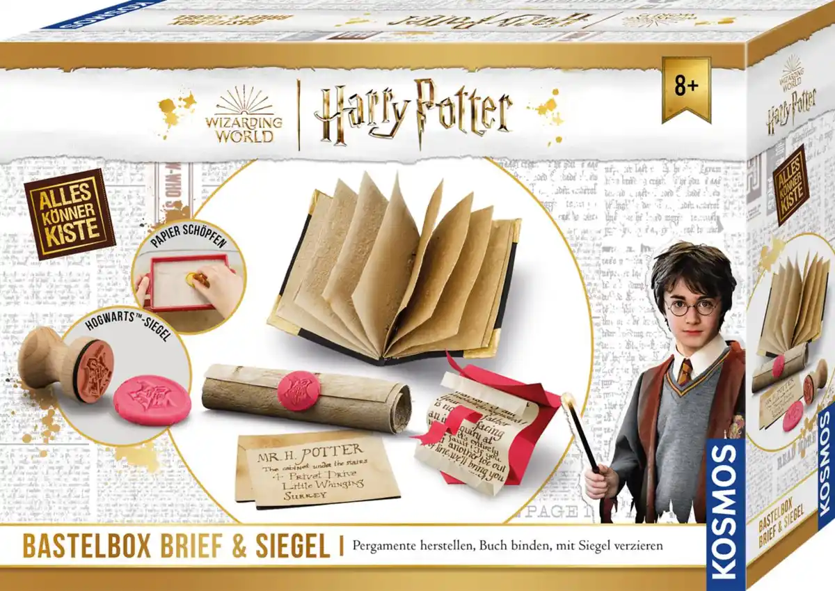 Bild 1 von KOSMOS »Brief & Siegel« Bastelset Harry Potter