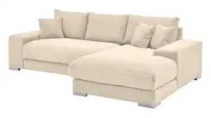Ecksofa Cord beige 285 x 176 cm - SYDNEY