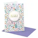 Bild 1 von HOME CREATION Effekt Grußkarten, Happy Birthday Blumen