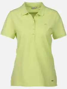 Damen Poloshirt mit Stickerei Grün
