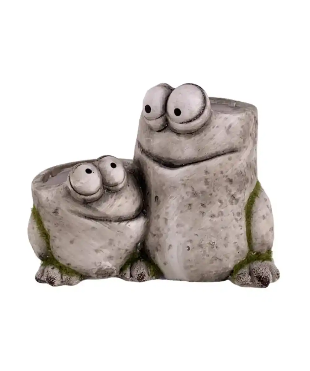 Bild 1 von Pflanztopf Duo, hellgrau melange