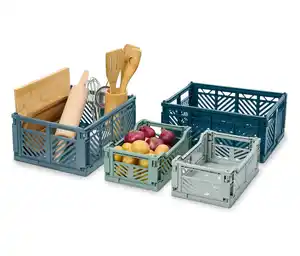 4 klappbare Ordnungskisten