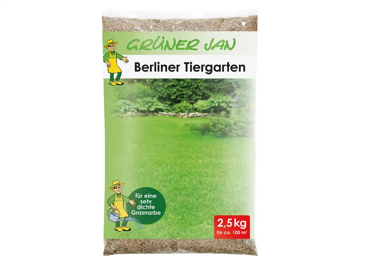 Bild 1 von Grüner Jan Rasensamen Berliner Tiergarten 2,5kg