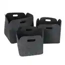 Bild 1 von Filzkörbe mit Tragegriffen 3er-Set Anthrazit