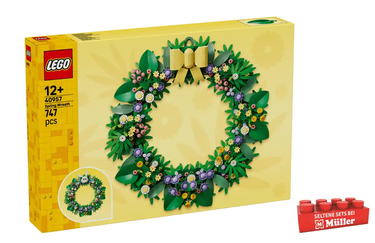 Bild 1 von LEGO 40957 Frühlingskranz, DIY Dekoration zum Bauen ab 12 Jahre, 1 Stk