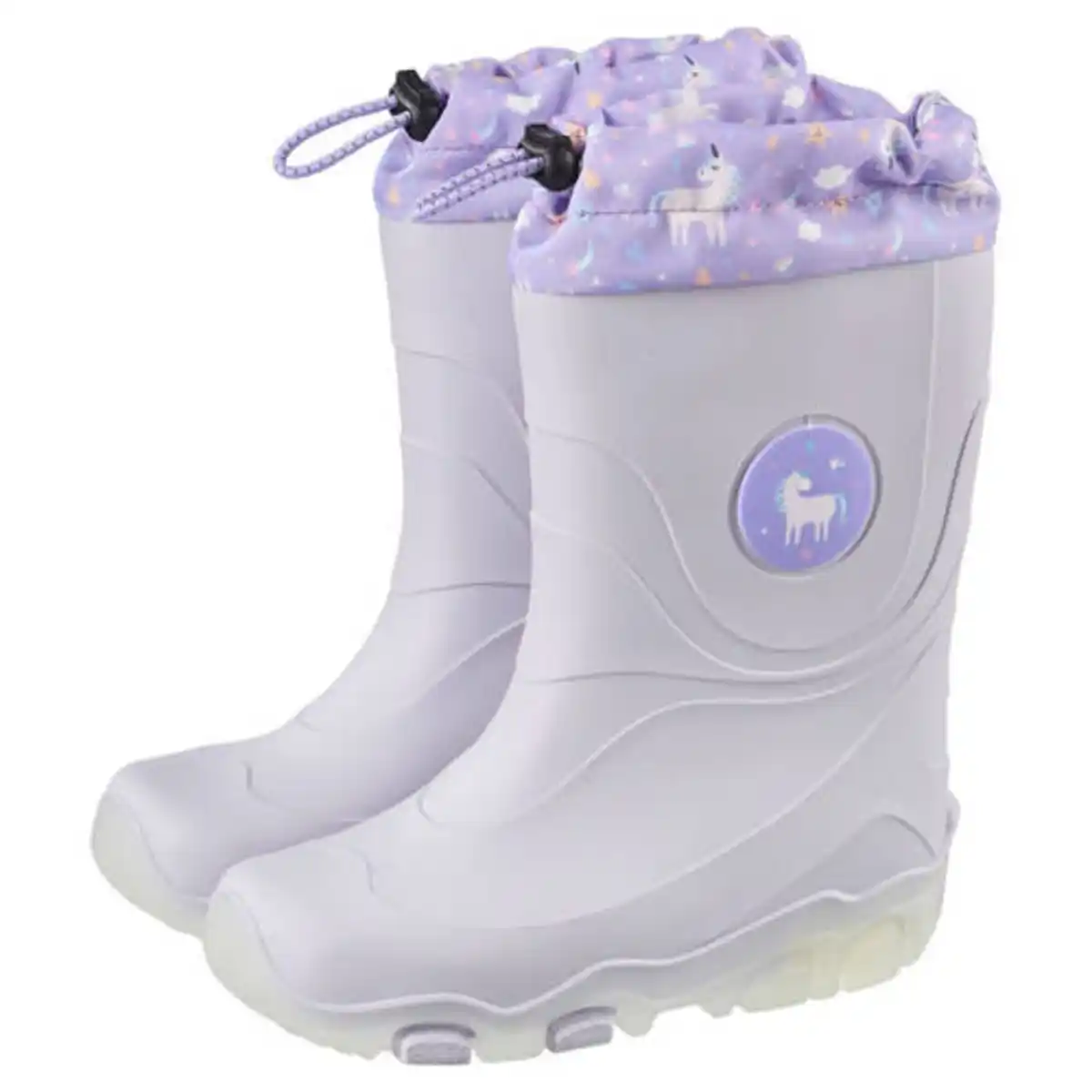 Bild 1 von LILY & DAN Kinder LED-Regenstiefel, Lila, 22/23
