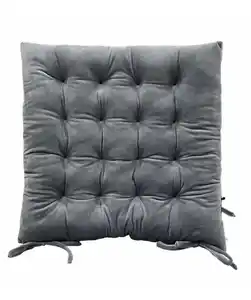 Sitzkissen mit Steppung, dunkelgrau