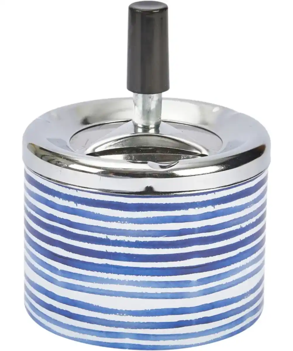 Bild 1 von Aschenbecher, blau gestreift