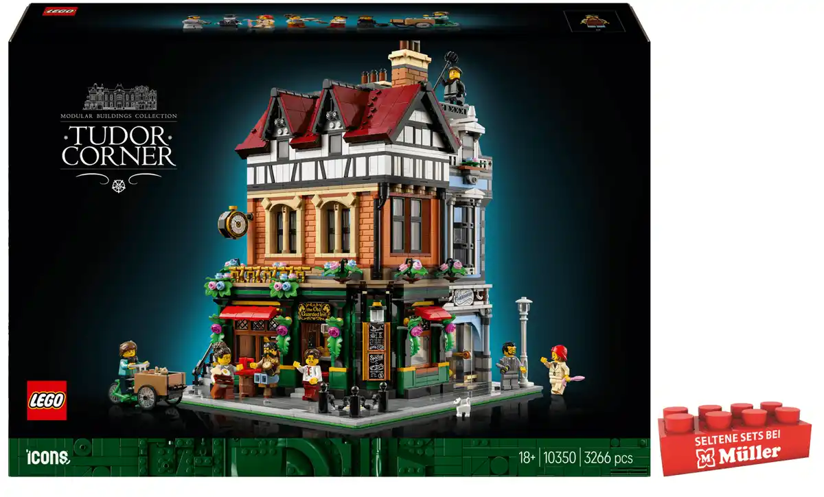 Bild 1 von LEGO Icons Eckhaus im Tudorstil, Miniatur Haus 10350, 1 Stk