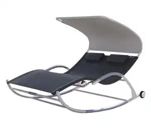 Leco Doppelschaukelliege mit Rädern