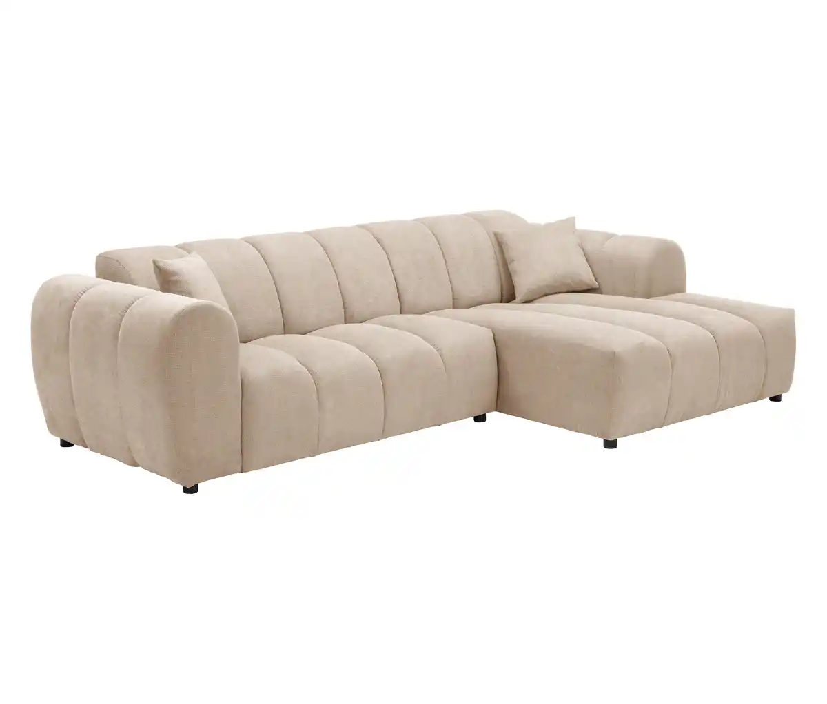Bild 1 von Longchair rechts mit Sofa 2-Sitzer links »Loftwave«, beige