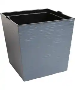 Pflanztopf Welle, anthrazit