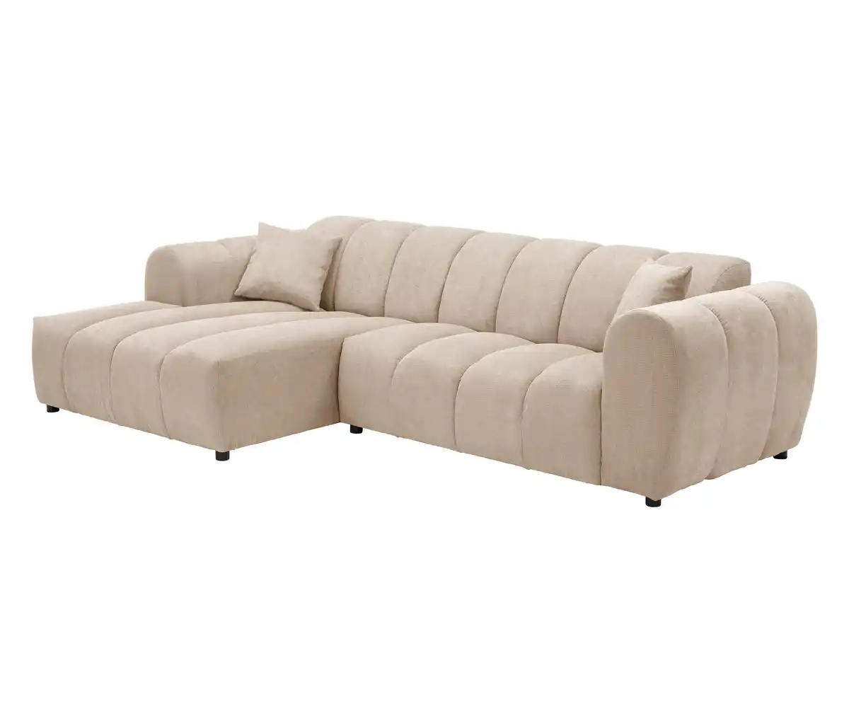 Bild 1 von Longchair links mit Sofa 2-Sitzer rechts »Loftwave«, beige