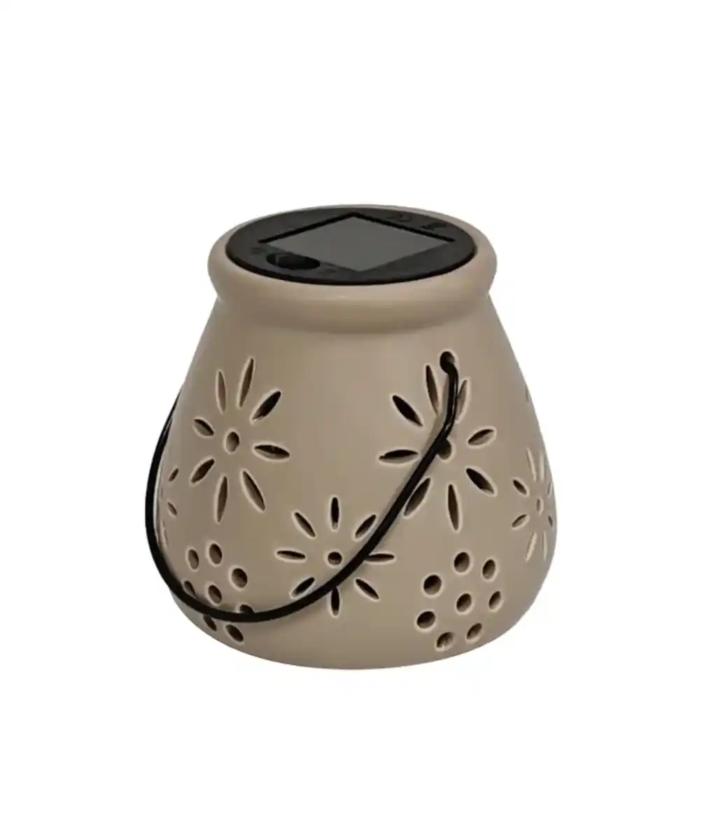 Bild 1 von Solarleuchte Windlicht, grau