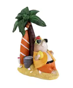 Gartenfigur Capybara, bunt