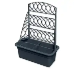 Pflanzgefäß mit Pergola*