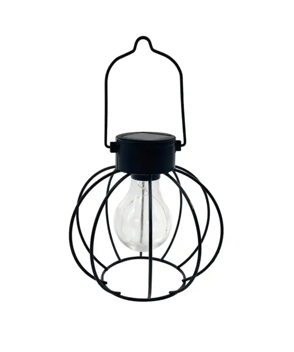 Bild 1 von Solarleuchte geometrisch, schwarz