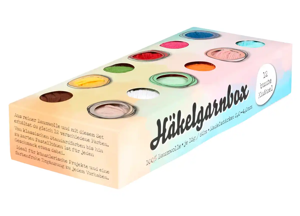 Bild 1 von Häkelgarnbox 100% Baumwolle