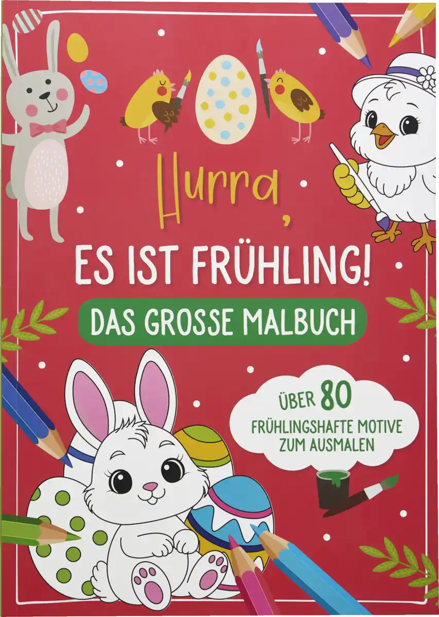 Bild 1 von IDEENWELT Oster-Beschäftigungsbuch Hurra! Es ist Frühling Malbuch