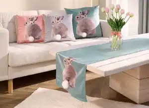 Osterkissen und Tischläufer