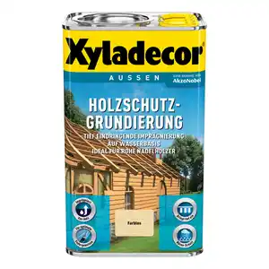 Xyladecor Holzschutzgrundierung Wasserbasis transparent 2,5 l