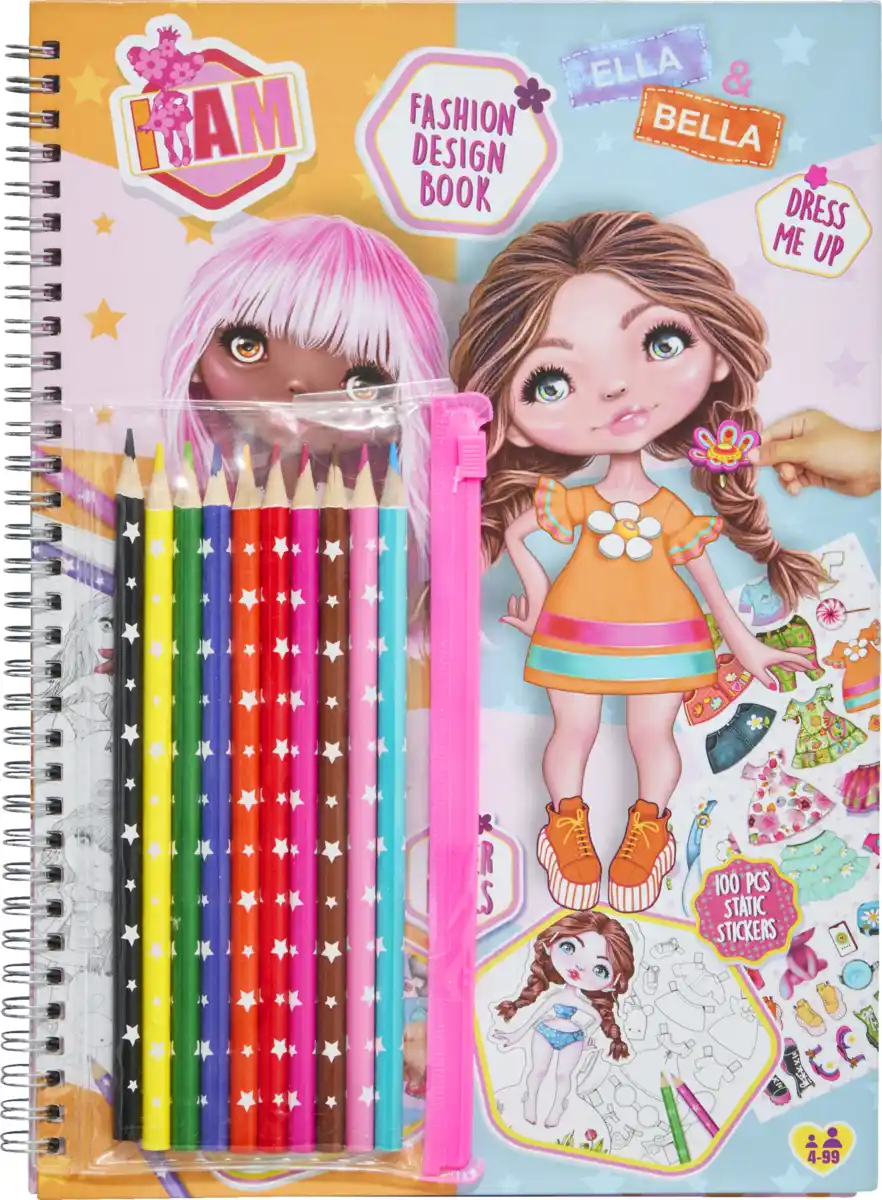 Bild 1 von IDEENWELT Fashion-Design-Buch I AM Ella & Bella