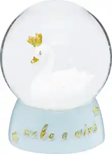 IDEENWELT Glitzerkugel Schwan