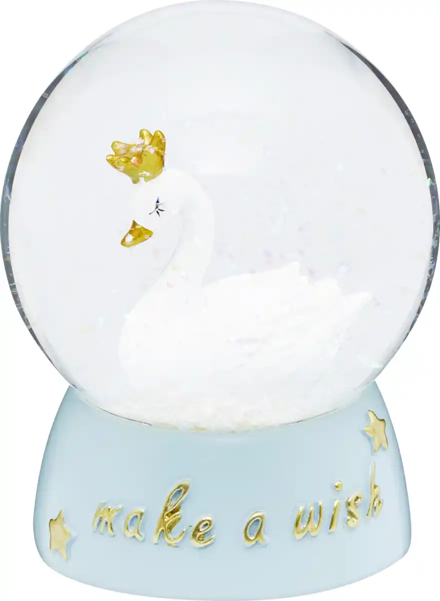 Bild 1 von IDEENWELT Glitzerkugel Schwan