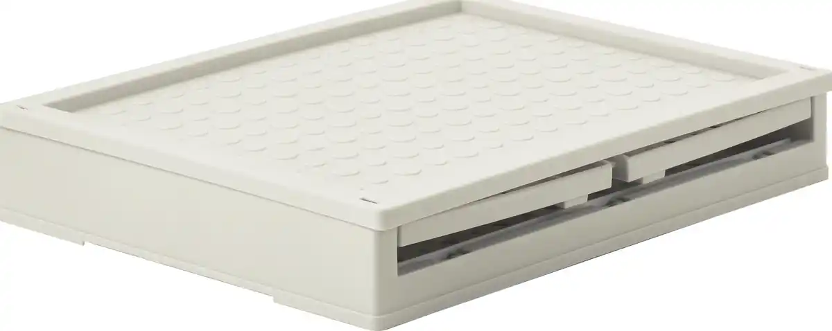 Bild 2 von IDEENWELT Klappbox mit Deckel Hellgrau