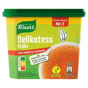 KNORR Brühe & Soße in der Dose, Delikatess Brühe