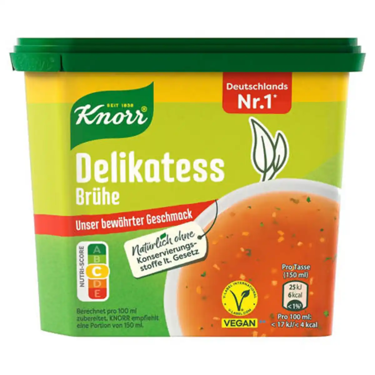 Bild 1 von KNORR Brühe & Soße in der Dose, Delikatess Brühe