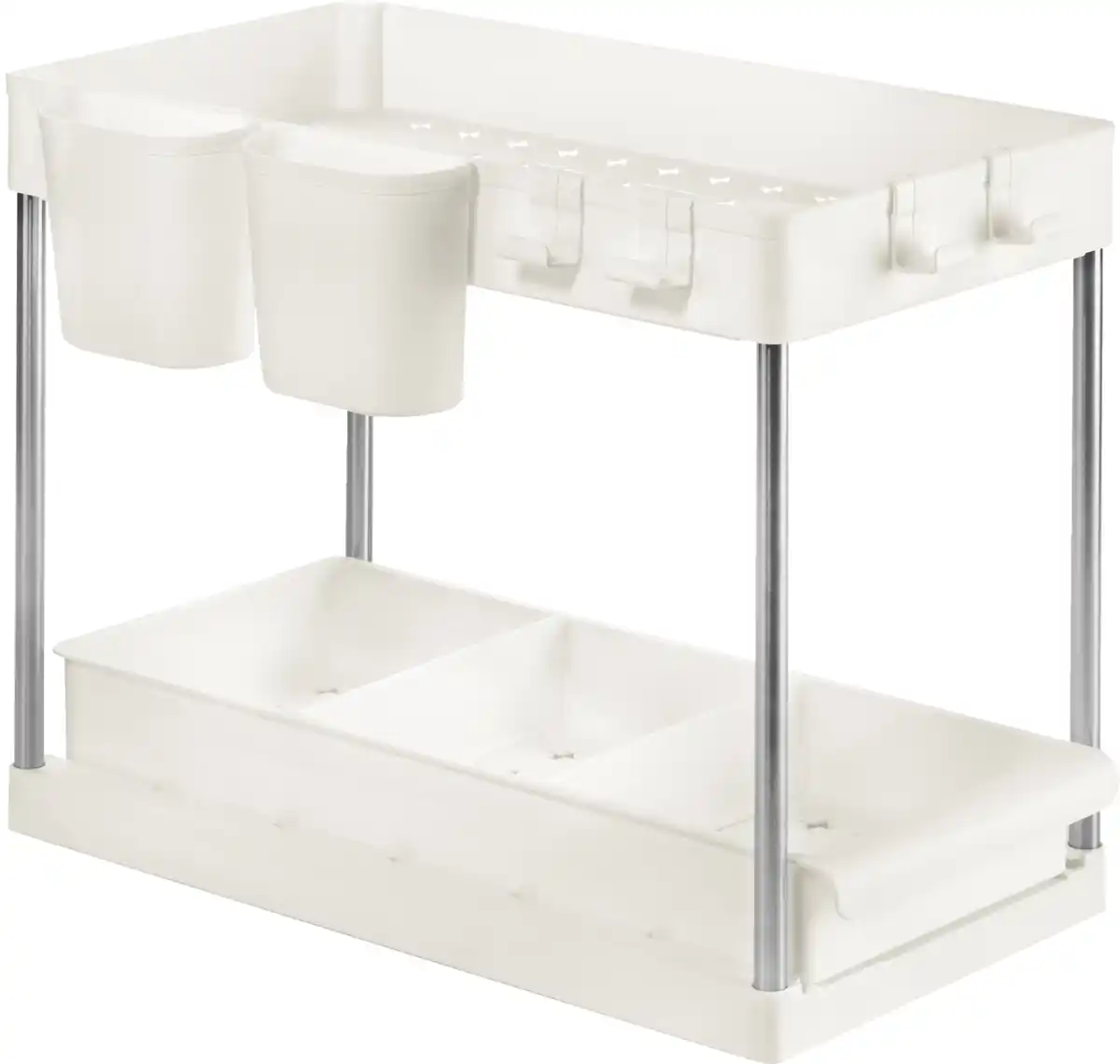 Bild 3 von IDEENWELT Spülschrank-Organizer weiß