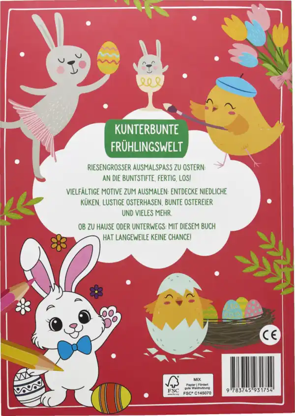 Bild 2 von IDEENWELT Oster-Beschäftigungsbuch Hurra! Es ist Frühling Malbuch