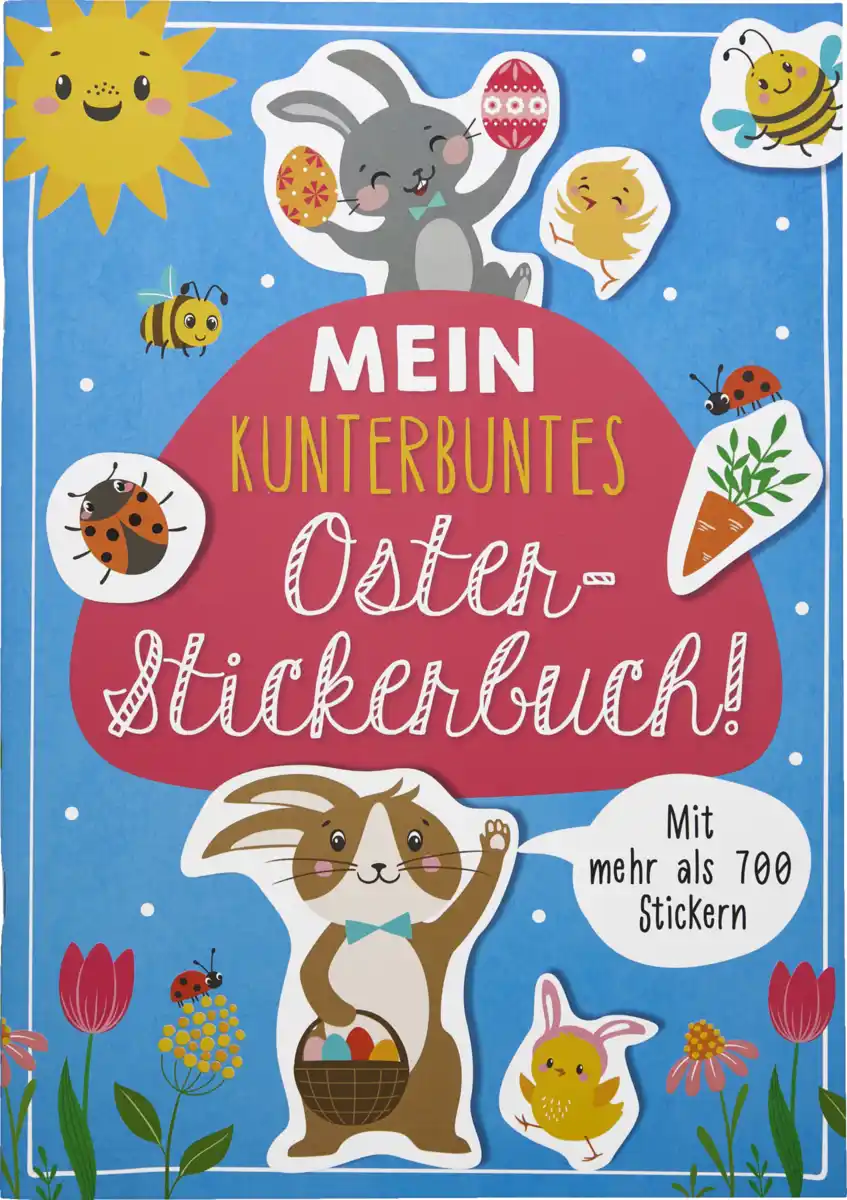 Bild 1 von IDEENWELT Oster-Beschäftigungsbuch Mein kunterbuntes Osterstickerbuch