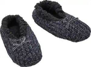 IDEENWELT Chenille-Homesneaker anthrazit Gr. 37/38