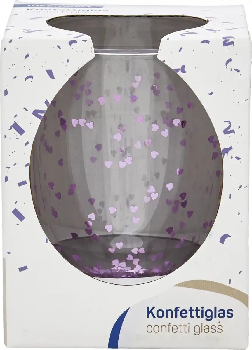 Bild 1 von IDEENWELT Konfettiglas lila