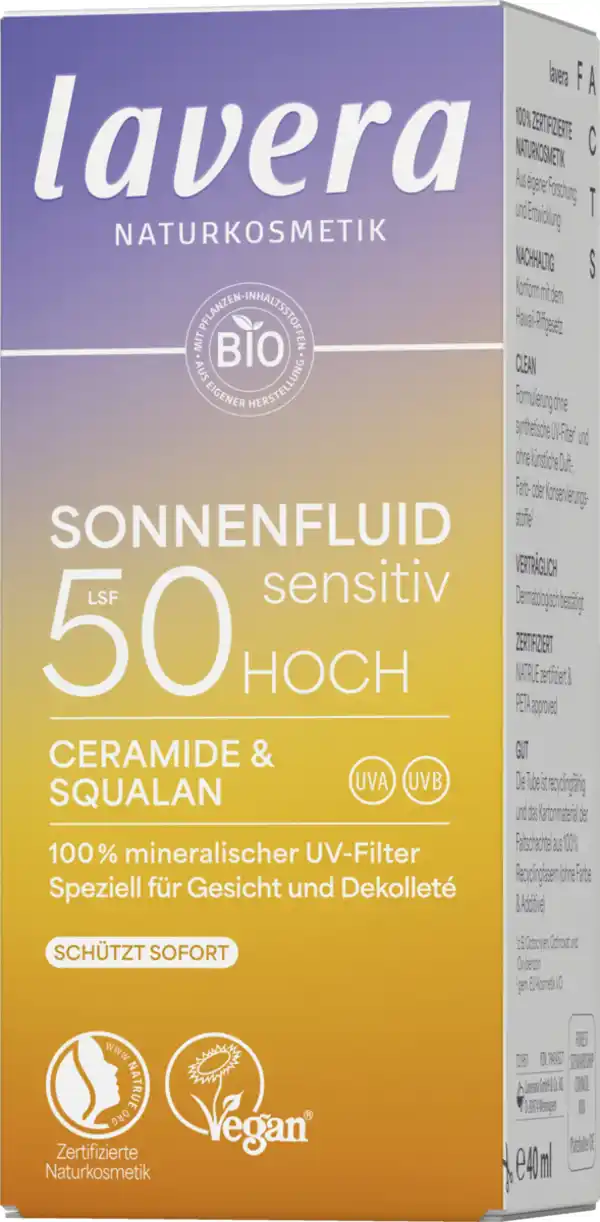 Bild 2 von lavera SONNENFLUID SENSITIV LSF 50, 40 ml