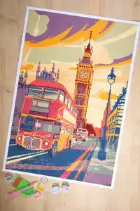 IDEENWELT Diamond Painting Set London