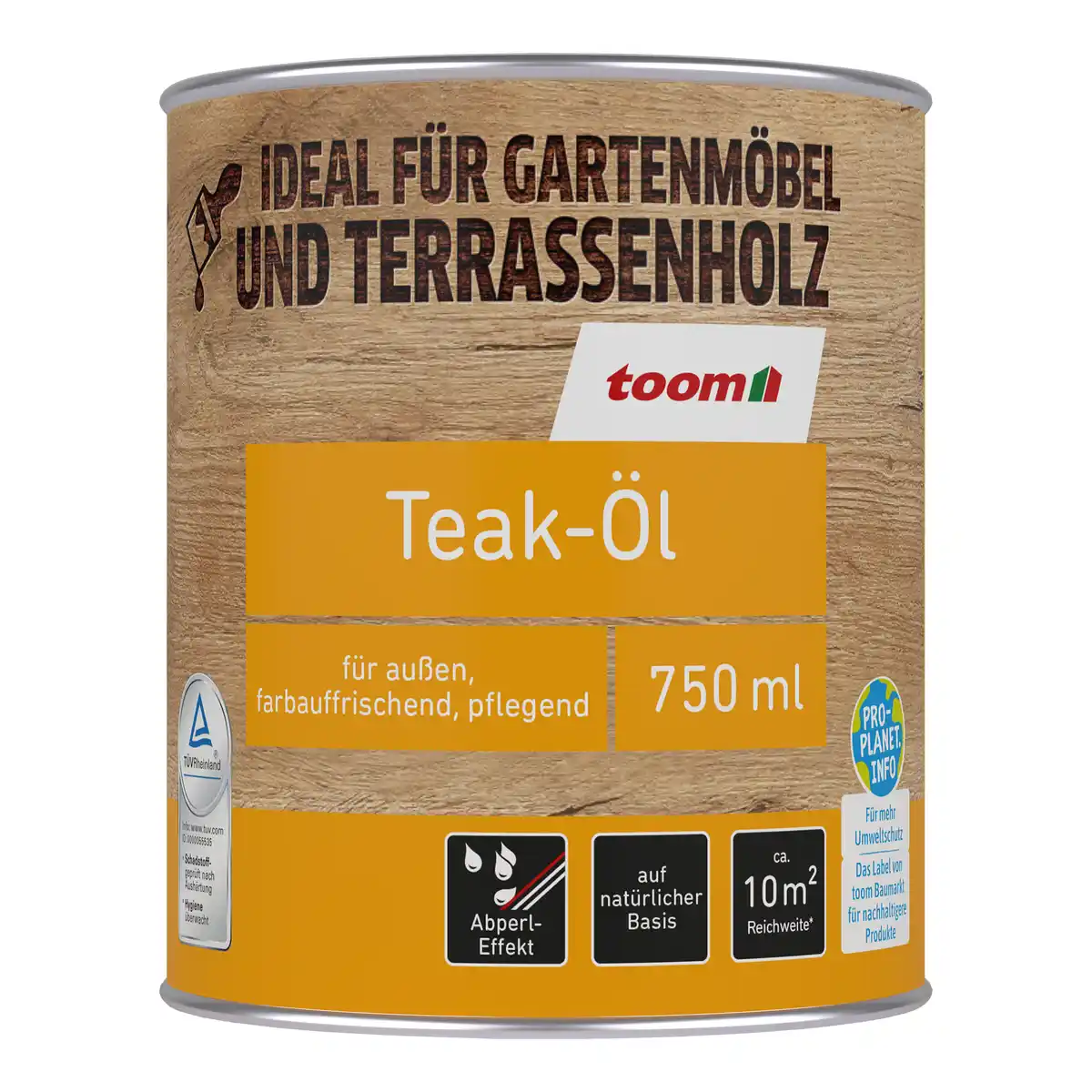 Bild 1 von toom Teak-Öl transparent 750 ml