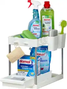 IDEENWELT Spülschrank-Organizer weiß