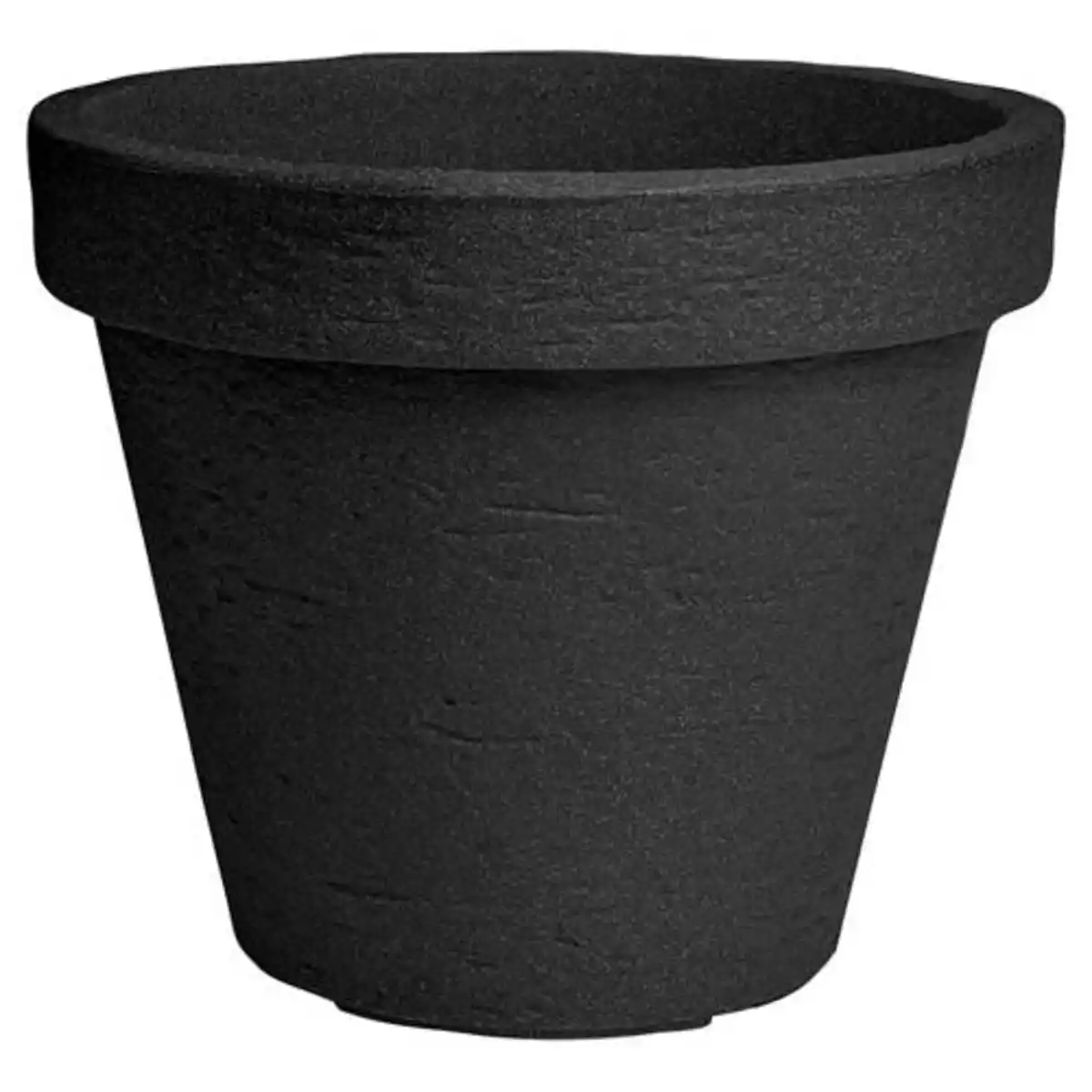 Bild 1 von BELAVI Pflanzgefäß aus Kunststoff, Rund, Anthrazit