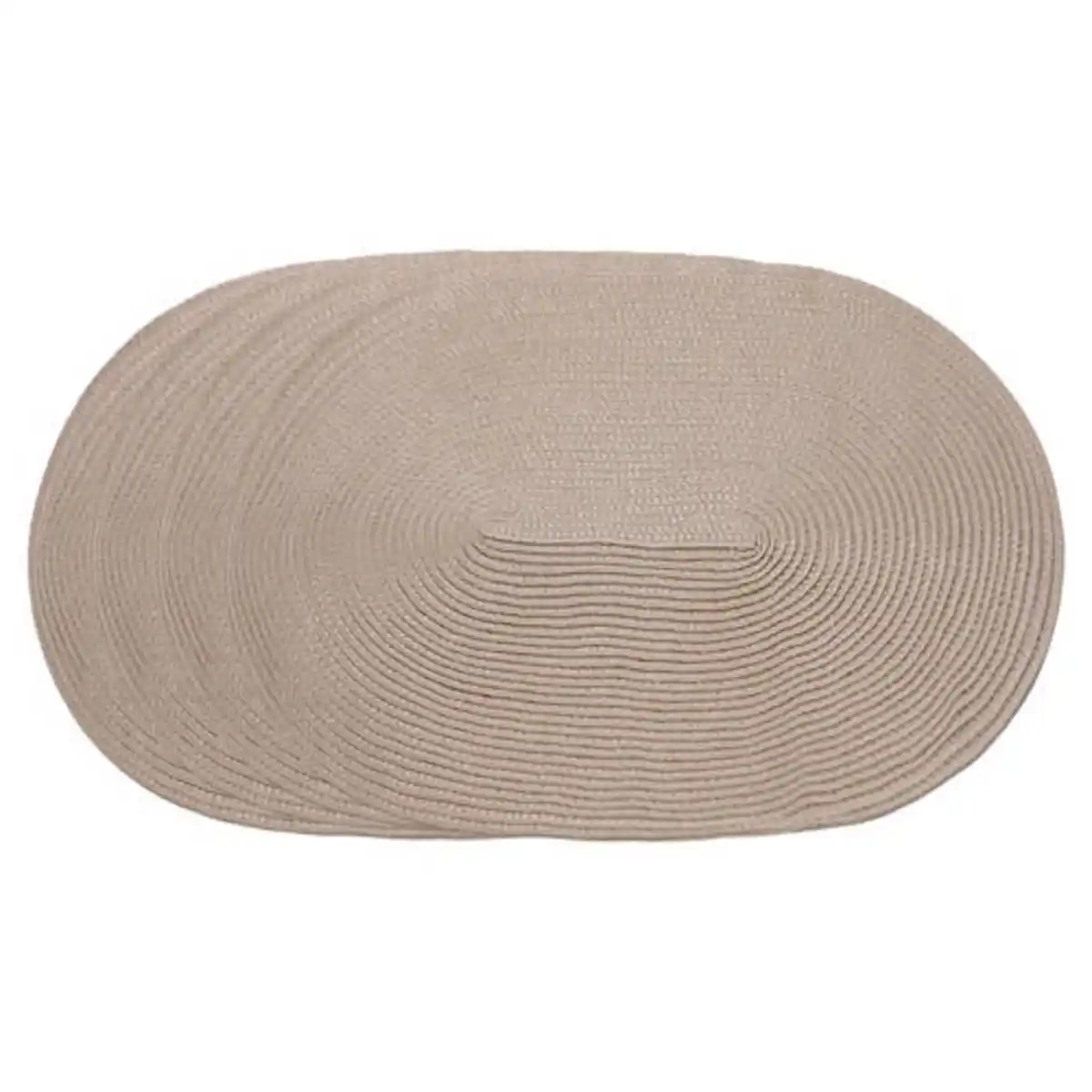 Bild 1 von HOME CREATION Geflochtenes Platzset 4er-Pack, Beige, Oval