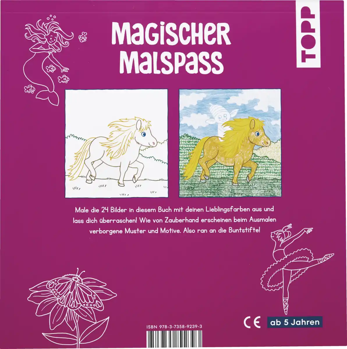 Bild 2 von IDEENWELT Zaubermalbuch Pferde