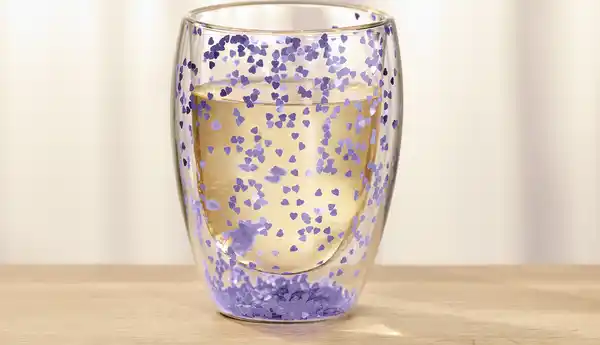 Bild 3 von IDEENWELT Konfettiglas lila