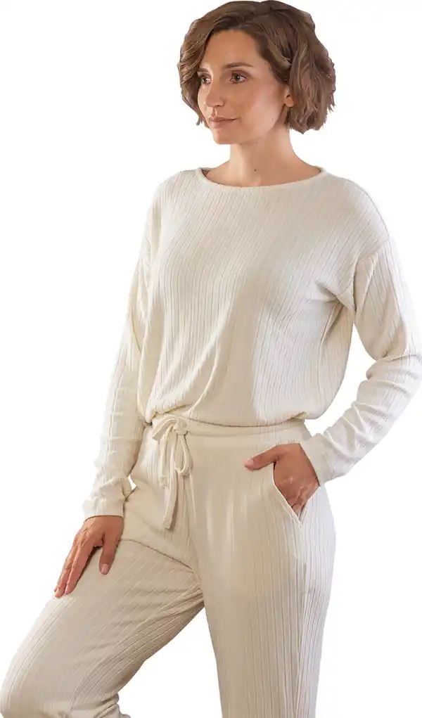 Bild 2 von IDEENWELT Strickhose vanille Gr. L