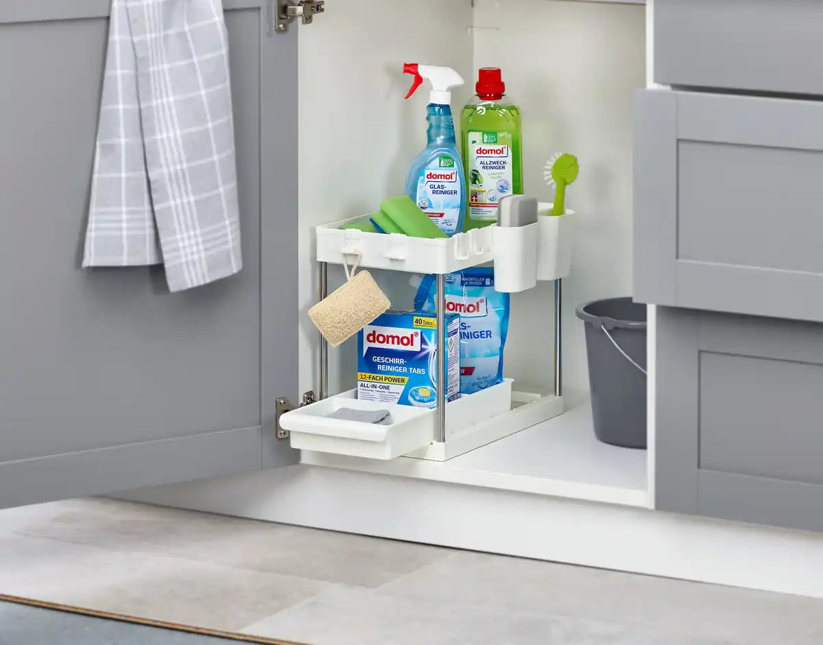 Bild 4 von IDEENWELT Spülschrank-Organizer weiß