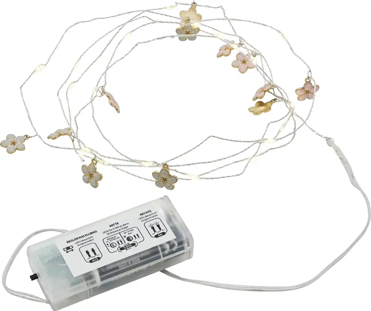 Bild 2 von DEKOWELT LED-Lichterkette Blumen
